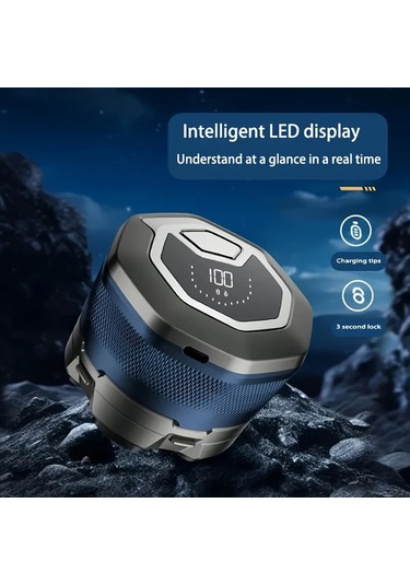 Xuweiwei Mavi 6d Erkek Elektrikli Kel Bas Kesme Makinesi Kablosuz Sarj Edilebilir 6 Yuzen Bicak Kisa Saclar Seyahat Icin