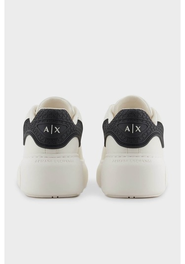 Armani Exchange Bayan Ayakkabı Xw002149 Af19528 M0017 Ekru-siyah Ekru-siyah
