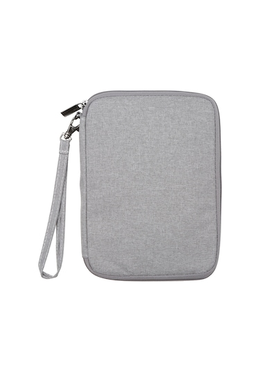 Maiyame Gri Nilon Su Geçirmez Elektronik Aksesuar Organizer Çantası - Kordon, Kulaklık, Saat, Sd Kart İçin Taşınabilir Depolama Çantası