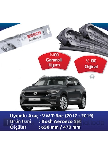 Volkswagen T-Roc Silecek 2017 2019 Bosch Aeroeco