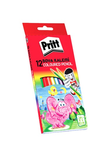 12 Renk Boya Kalemi 1/1 Karton Kutu Tam Boy 1219734