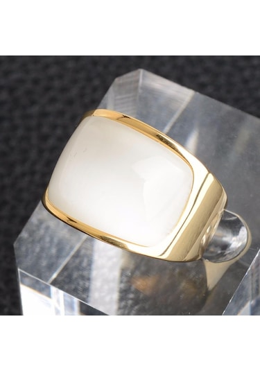 Kırmızı 2023 Oval Taş Yüzükler Erkekler Kadınlar İçin Altın Renk Paslanmaz Çelik Moda Alyans 9