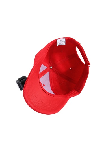 Cbtx Puluz Pu195 Gopro Aksesuarları Uyumlu Spor Kamera Şapkası Vidalı Ayarlanabilir Kapak Ve Gopro Kamera Uyumlu J Stent Taban - Kırmızı