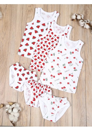 Matvejka 3 Parça Atlet Ve Külot İç Giyim Seti 216192131 Beyaz