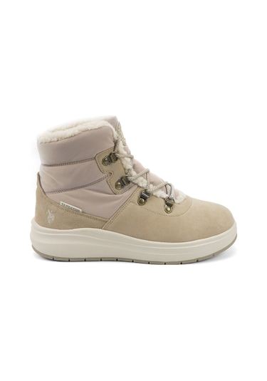 U.s. Polo Assn. Momo 5pr Bej Kadın Sneaker Bot Bej