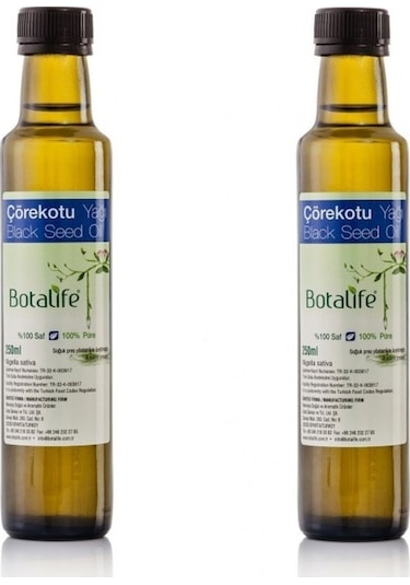 Botalife Çörekotu Yağı 2 x 250 ML