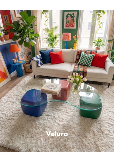 Modern Orta Sehpa & Küre Sehpa & Top Sehpa & Şeffaf Fasulye Cam & Mavi - Kırmızı -yeşil Zar Çok Renkli Modern Orta Sehpa & Küre Sehpa & Top Sehpa & Şeffaf Fasulye Cam & Mavi - Kırmızı -yeşil Zar Çok Renkli