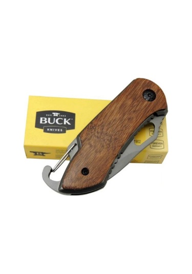Buck Kamp Çakı Ahşap K X74 15 Cm Kahverengi