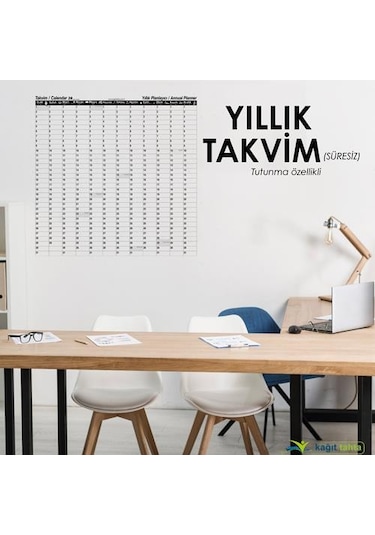 Panda Kağıt Tahta 2020 Takvim Planlayıcı 120X100 PAN 758