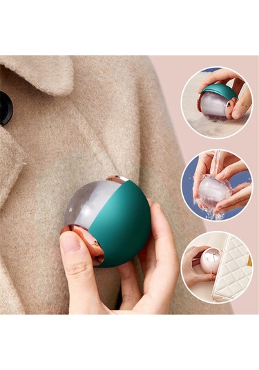 Neevoyu Yeniden Kullanılabilir Yeşil Kumaş Tüy Temizleyici: Taşınabilir, Yıkama Eliyebilen, Ev Ve Giyim İçin Silikon Tüy Toplayıcı Yeşil