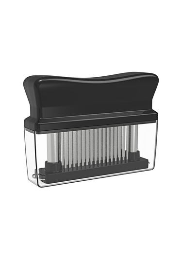 48 Paslanmaz Çelik İğne Bıçaklı Et Yumuşatıcı Et Yumuşatma Siyah Siyah