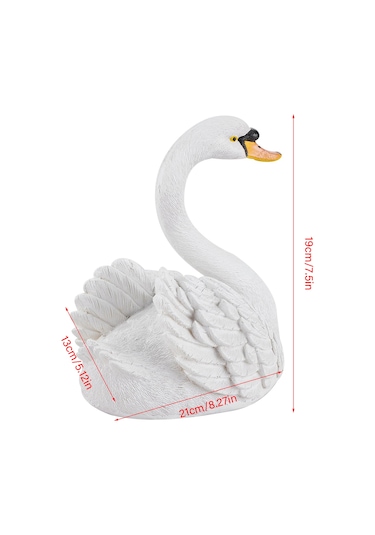 Vkemall Gözenekli Reçine Kargaşığı Heykeli - Bahçe, Havuz Ve Çimenlik Dekorasyonu İçin Serbest Dalgalanan Canlı Görünümlü Aksesuar