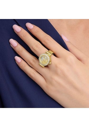 Guess Gugw1022l2 Kadın Yüzük Saat Altın