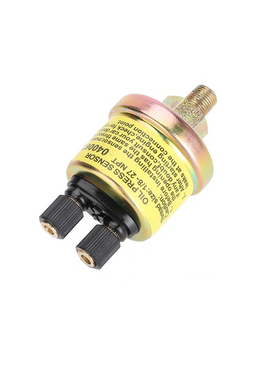 Kosona Yüksek Dayanıklı Alüminyum + Plastik 1/8 Npt Araç Motor Yağ Basıncı Sensörü - Kolay Kurulum, Çift Uçlu Tasarım