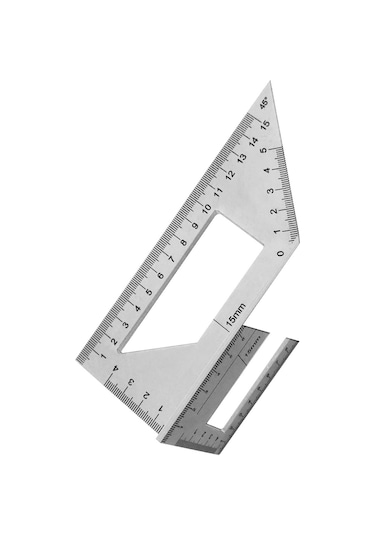 Ccgloball 45/90 Derece Düzeni Gönye Ölçer Alüminyum Alaşım Çok