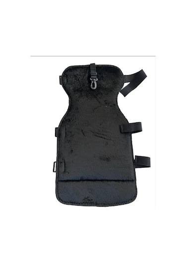 Bike Sky Deri Reflektörlü Yağmur & Rüzgar & Soğuğa Karşı Diz & Bacak Koruma + Telefon Tutucu Kol Çantası Siyah