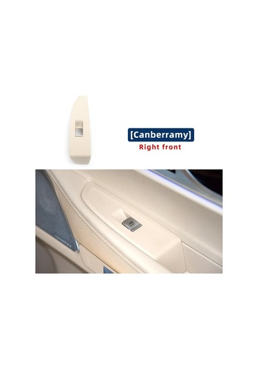 Lhd Araba Ön Sol Sağ Pencere Kaldırıcı Anahtarı Dış Çerçeve Panel Kapak Regülatörü Front Beige R 1 Piece Set