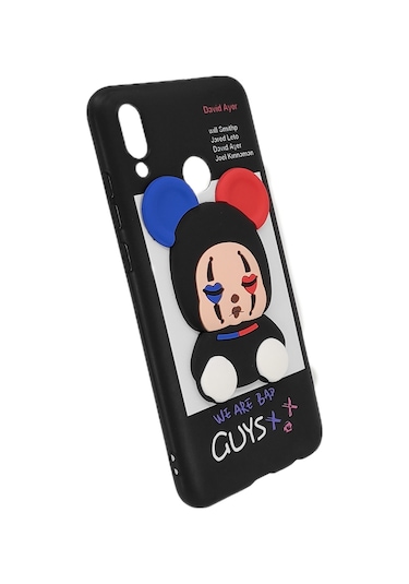 Nettech Huawei P Smart 2019 Uyumlu Three D Case Seri Arka Koruma
