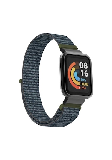 Xiaomi Redmi Watch Mi Watch Lite Uyumlu Krd-61 Hasır Kordon Lofy No6