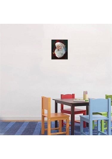 5d Elmas Boyama Noel Baba Tam Yuvarlak Matkap Noel Süslemeleri Çapraz Dikiş 30x40cm