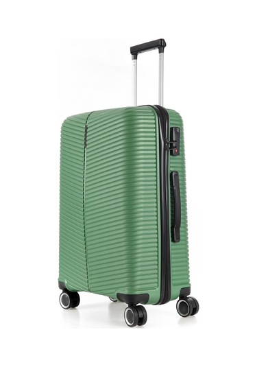 Ççs 5224 Polipropilen Orta Boy Valiz-metalik Yeşil
