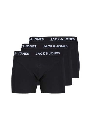Jack & Jones 12171944 3 lü Erkek  Siyah Boxer