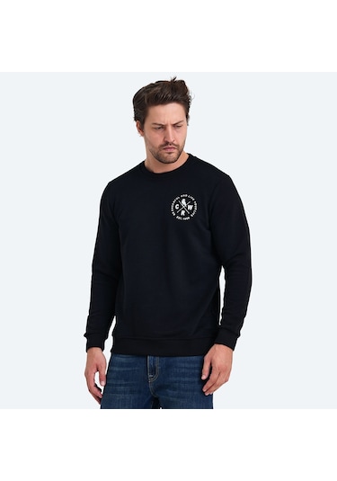 The Crow LIFE Erkek  Siyah Sweatshirt