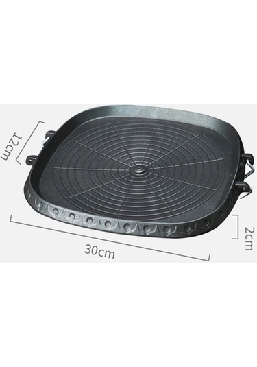 Wondernest Aotu At6353 Dış Mekan Barbekü Kare Tabağı Çok Renkli Dayanıklı Çok Renkli