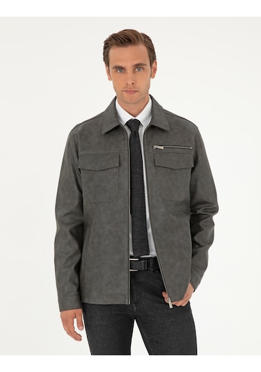 Pierre Cardin Erkek Antrasit Deri Mont-kaban 50300561-070 Antrasit Pierre Cardin Erkek Antrasit Deri Mont-kaban 50300561-070 Antrasit