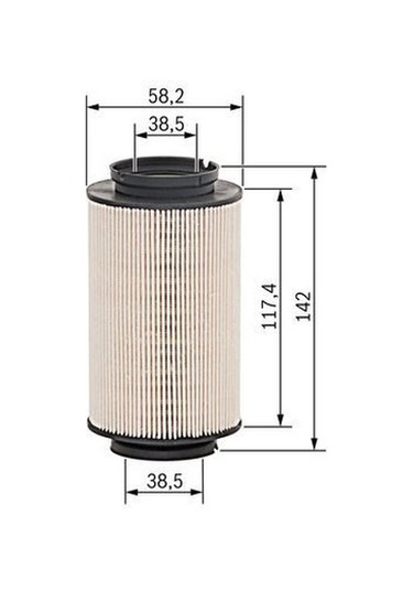 Skoda Octavia 1.9tdı 2006-2013 Bosch Mazot Filtresi Netparb2041