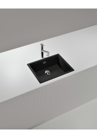 Schock - Lahti N100l Onyx 50 Cm Tezgahaltı/tezgahüstü Granit Evye Diğer
