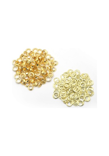 Altın 100 Adet Kuşgözü Grommets Yıkayıcı İle Uygun Deri El Sanatları Çanta Ayakkabı Kemer Kapağı 4mm/5mm/6mm/8mm/10mm 8mm