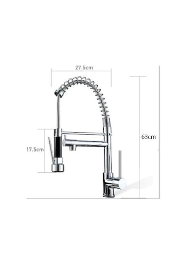 Hms Spiralli Çift Başlı Endüstriyel Mutfak Eviye Bataryası