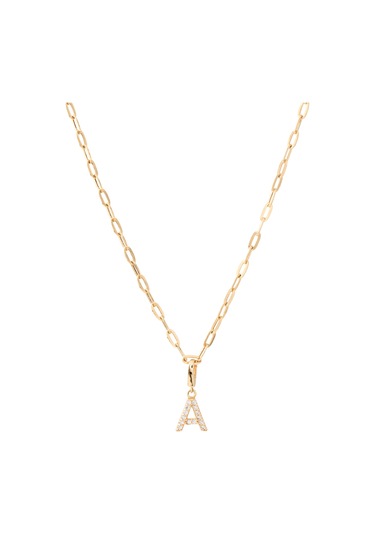 Uşaklıhafız 14 Ayar Ataç Zincirli Kadın Harf Kolye