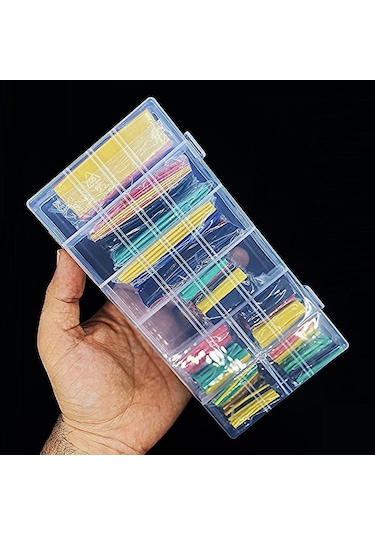 Komponentci Isı İle Daralan Makaron Kablo Yalıtım Set 328 Parça Kutulu