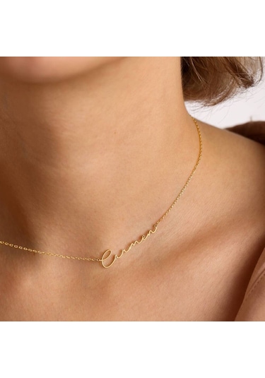 İsimli Altın Kolye T12822