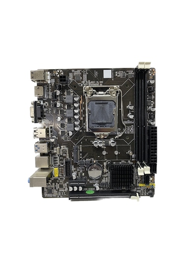 Turbox B75(H61) Sata Ddr3 1600MHz Usb 3.0 Vga Hdmi Ses Lan 1155P