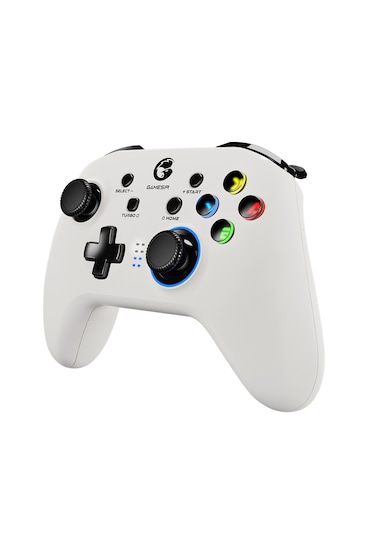 Gamesir T4 Pro Kablosuz Gamepad - 4 Programlanabilir Tuş - Beyaz