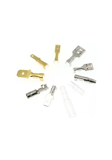 Kosona 150 Adet Soğuk Presli Terminal Seti - 6.3/4.8/4/2.8mm Erkek/dişi Tak Ve Çık Bağlantı Terminaleği Kutulu