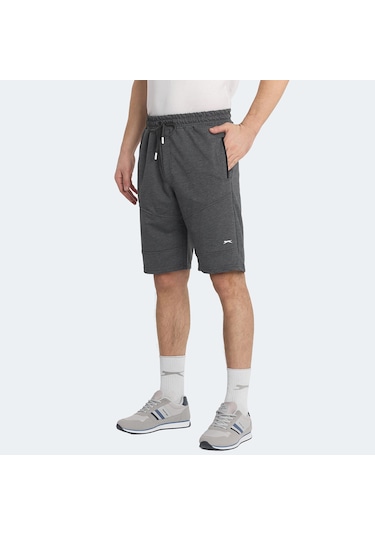 Slazenger NASIM Erkek Cepli Koyu Gri Şort