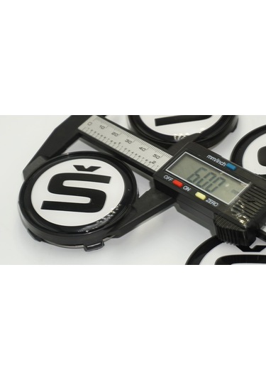 Skoda S logo Jant Göbeği Kapak Seti  60mm