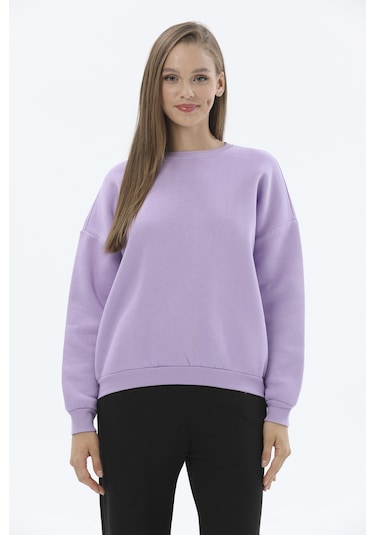 First Company Kadın Sweatshirt 2424BS130836 - Lila