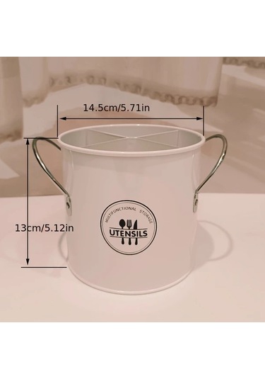 Userfriendly11 Kırmızı Kareli Bıçak Çatal Kovası Paslanmaz Çelik Mutfak Aracı Tutucu Dayanıklı Tezgah Saklama Kırmızı Kareli Bıçak Ve Çatal Kovası