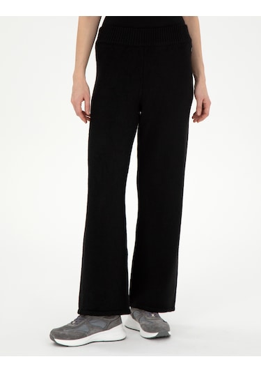 Pierre Cardin Kadın Siyah Pantolon Triko 50290571-vr046 Siyah