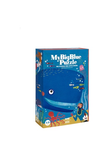 Londji My Big Blue Puzzle Canlı Renkler