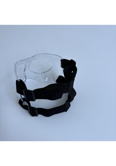 Suntek Basketbol Maskesi Koruyucu Kalkan Şeffaf-15x9.5x8.5cm