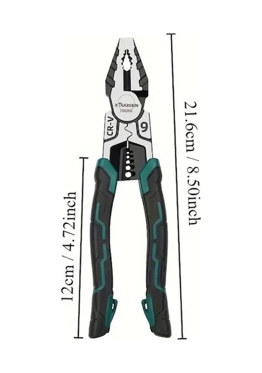 Novahub Tuosen 9'lu 1 Alet Süper Alaşımlı Profesyonel Tel Kesme Ve Soyma Pencesi