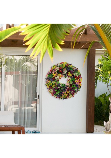 Suntek Ön Kapı Çiftlik Evi Çelenk Için İlkbahar Yaz