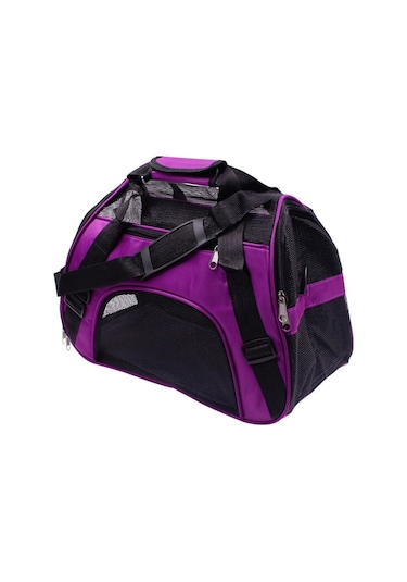 Taşınabilir Pet Sırt Çantası Köpek Go Out Messenger Katlanır Çanta Pet Malzemeleri, Özellikler: Büyük Mor
