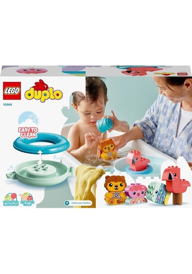 LEGO® Duplo 10966 İlk Banyo Zamanı Eğlencesi Yüzen Hayvan Adası 20 Parça